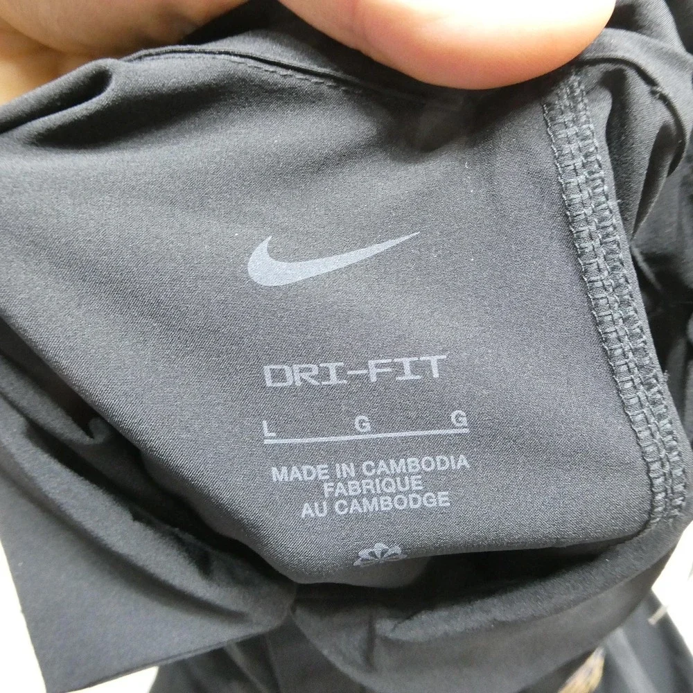 Nike‎ Dri-FIT Polo Shirt Mens Large Black Football Performance Logo HF7061-013